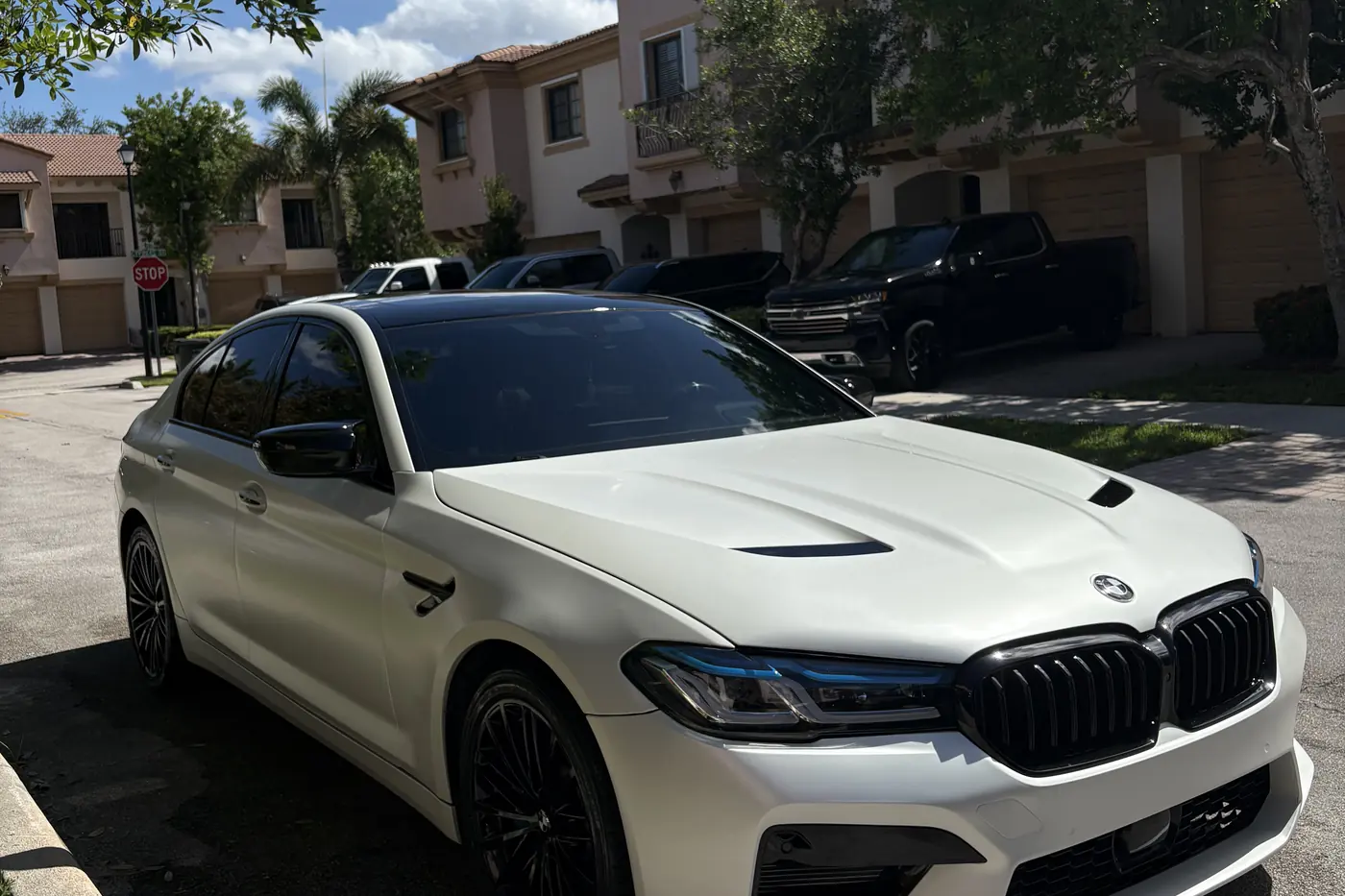 BMW M5 detailed by Eterno Detailing in Broward County