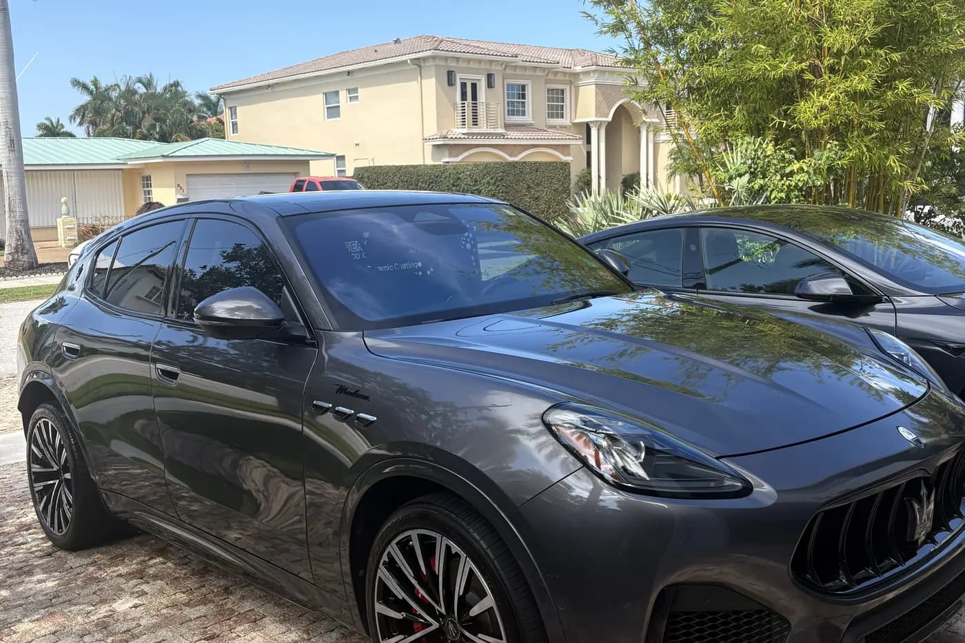 Maserati Grecale detailed by Eterno Detailing in Broward County